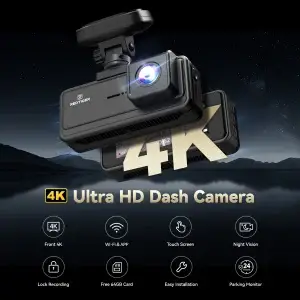 4K Dual Dash Cam GPS