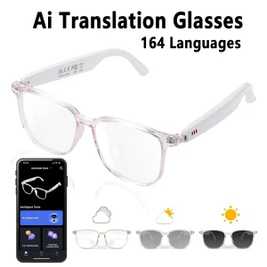 AI Translation Color-Changing Glasses